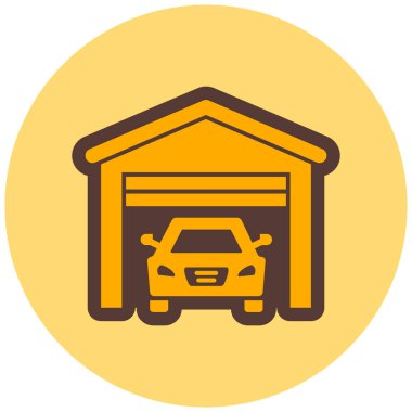 Araba garajı. Web simgesi