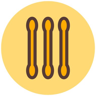 kaşık simgesi, vektör illüstrasyonu basit tasarım