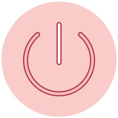 Güç. Web simgesi basit illüstrasyon