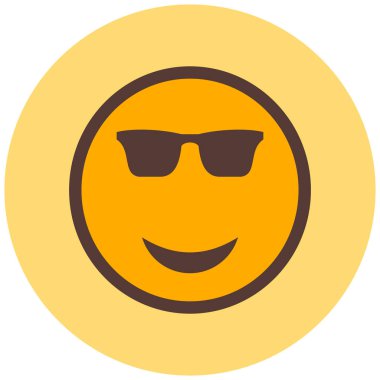 emoji. Web simgesi basit illüstrasyon