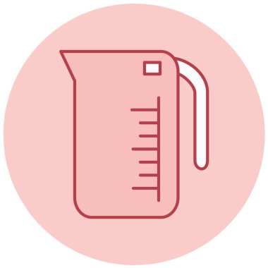 Sürahi. Web simgesi basit tasarım