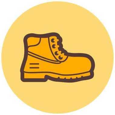 Ayakkabı. Web simgesi basit illüstrasyon