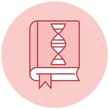 dna. Web simgesi basit illüstrasyon