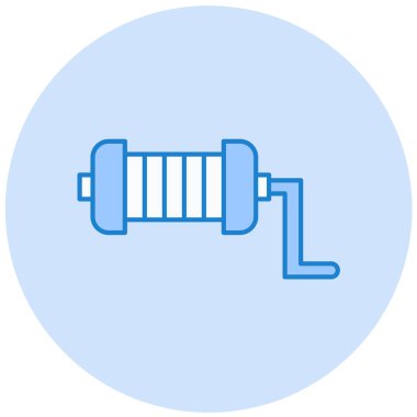 Balıkçılık simgesinin vektör illüstrasyonu