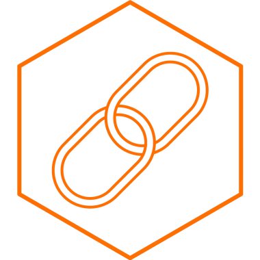 Simge Bağlantısı. Vektör İllüstrasyonu