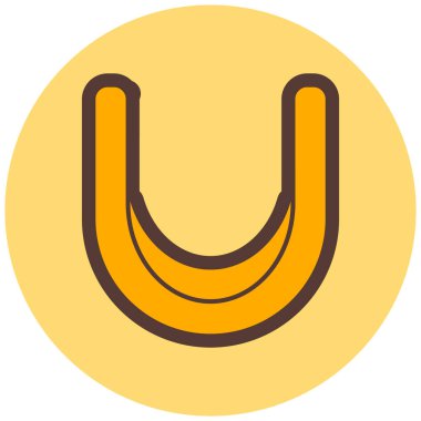 Mıknatıs Web simgesi basit illüstrasyon