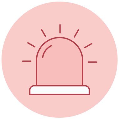 Alarm simgesi vektör illüstrasyonu