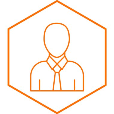 Çalışan simgesi, vektör illüstrasyonu