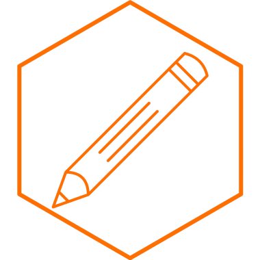 kalem simgesi vektör illüstrasyonu