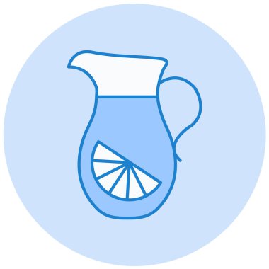 Sürahi. Web simgesi basit tasarım