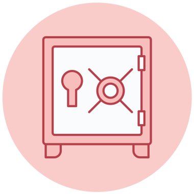 Dolap. Web simgesi basit illüstrasyon