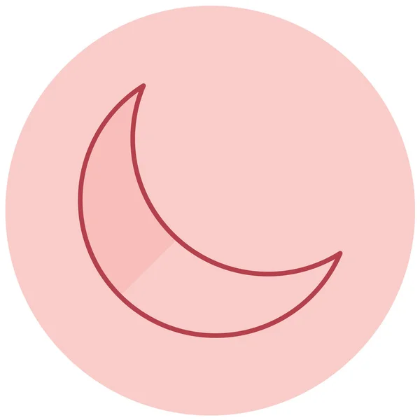 Луна Иконка Сайта — стоковый вектор