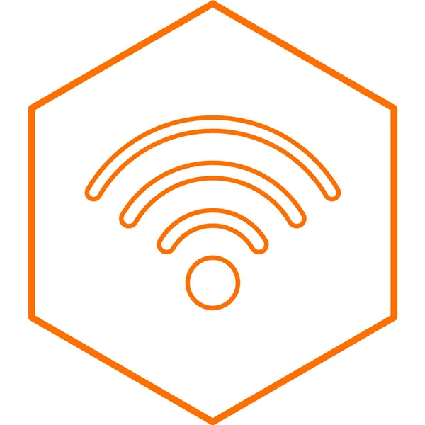 Illustration Vectorielle Icône Signal Wifi — Image vectorielle