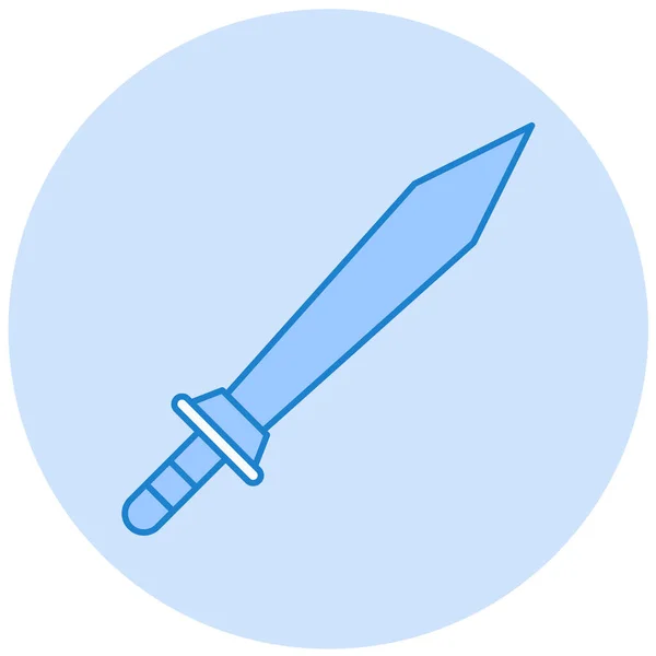 Sword Icon Vector Illustration — Stock Vector