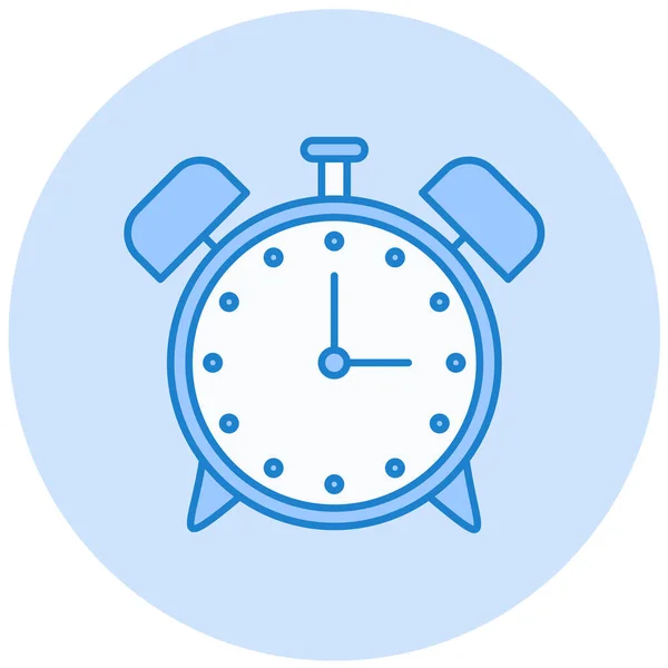 Reloj Despertador Icono Vector Ilustración — Vector de stock