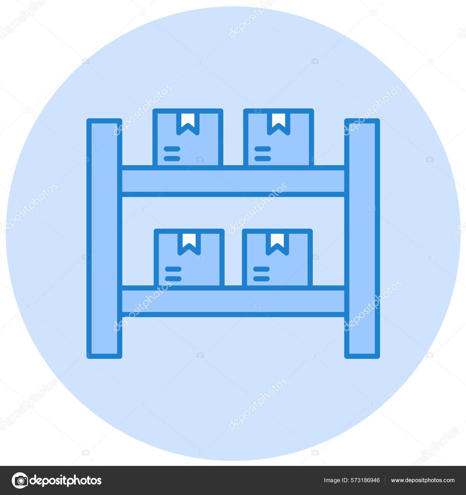Warehouse Web Icon Simple Illustration Stock Vector Image by ...