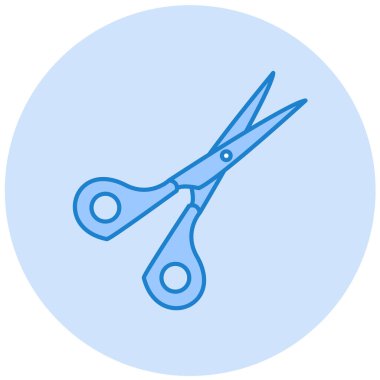 makas simgesi vektör illüstrasyonu