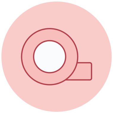 Teyp. Web simgesi basit illüstrasyon