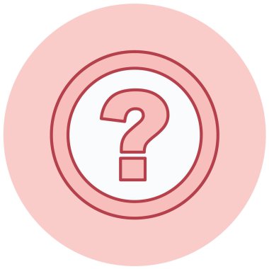 Soru işareti. Web simgesi