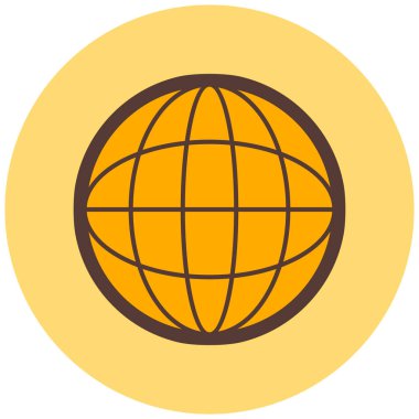 küresel ağ. Basit resimleme