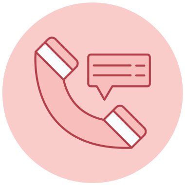 - Telefon. Web simgesi basit illüstrasyon