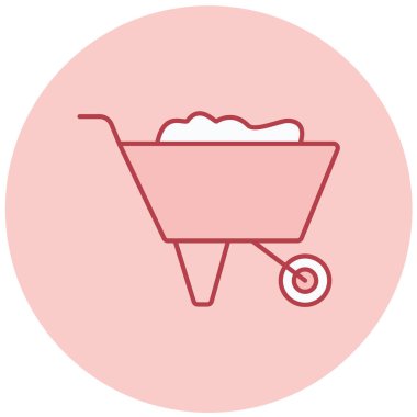 el arabası vektör simgesi modern basit tasarım