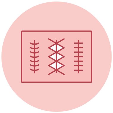 model tipi simgesi, basit tasarım vektör çizimi