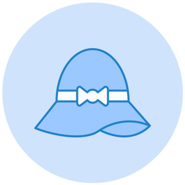 Şapka. Web simgesi basit illüstrasyon