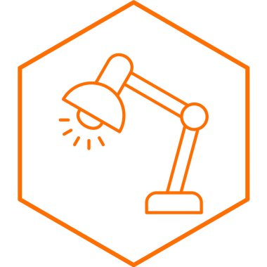 Lamba ikonu. Web için basit ışıklandırma vektör simgeleri