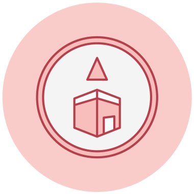 kutu simgesi, basit tasarım vektör çizimi