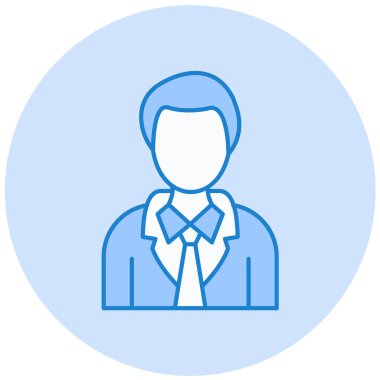 avatar. Web simgesi basit illüstrasyon