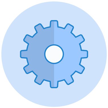 Teçhizat Web simgesi basit illüstrasyon