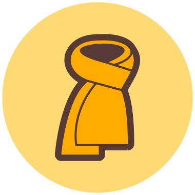 Bir dişinin düz simgesinin vektör çizimi