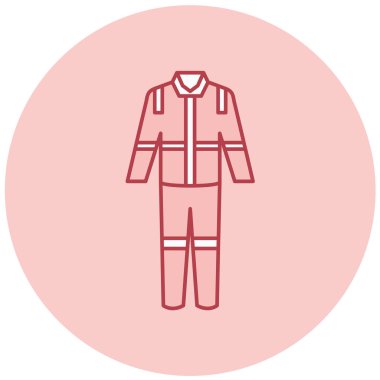 Giysi. Web simgesi basit illüstrasyon