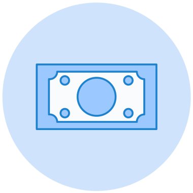 Para için. Web simgesi basit illüstrasyon