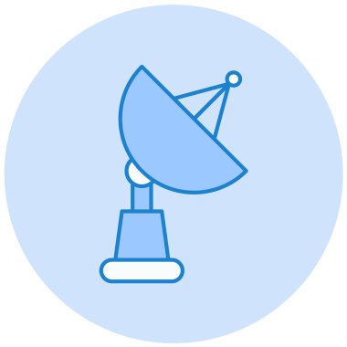 Uydu anteni. Web simgesi