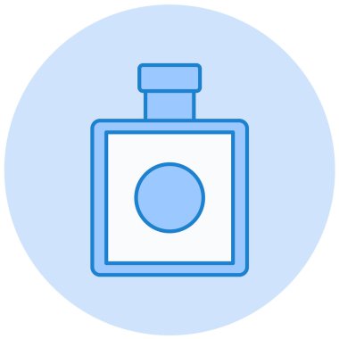 Parfüm. Web simgesi basit illüstrasyon