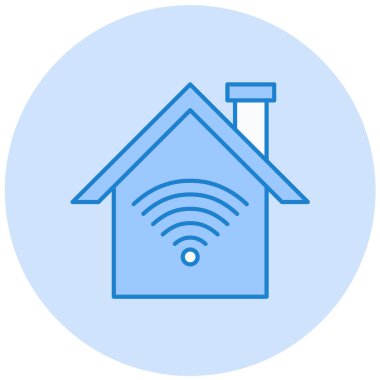 Modern ev simgesinin vektör illüstrasyonu