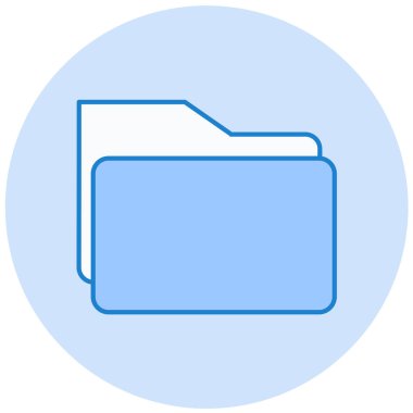 Dosya. Web simgesi basit illüstrasyon