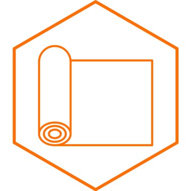 mat simgesi, basit tasarım vektör çizimi