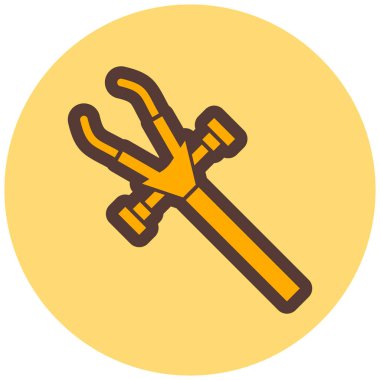 Çekiç. Web simgesi basit illüstrasyon