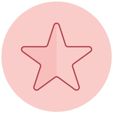 yıldız simgesi vektör illüstrasyonu