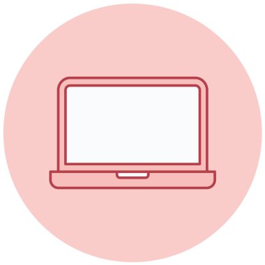 Bilgisayar. Web simgesi basit illüstrasyon