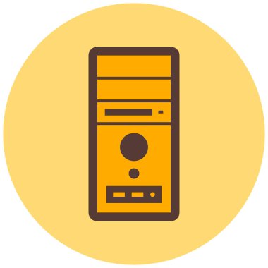 veritabanı. Web simgesi basit illüstrasyon