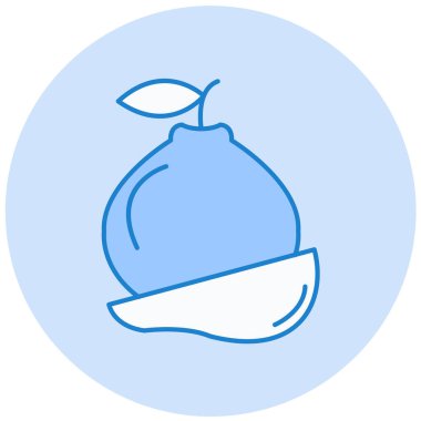 Armut meyvesi. Web simgesi basit illüstrasyon