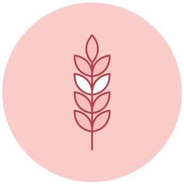 Buğday. Web simgesi basit illüstrasyon