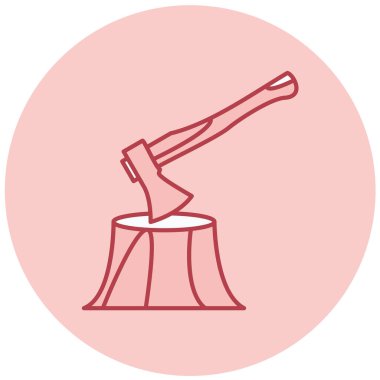 Tek bir simgenin vektör illüstrasyonu