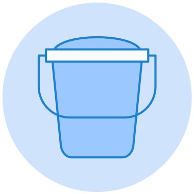 Kova. Web simgesi basit illüstrasyon