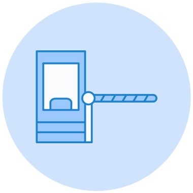 Kapı. Web simgesi basit illüstrasyon