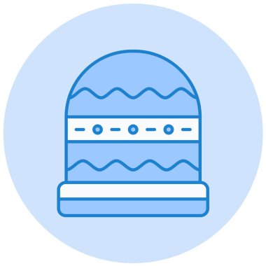 Noel 'de. Web simgesi vektör illüstrasyonu